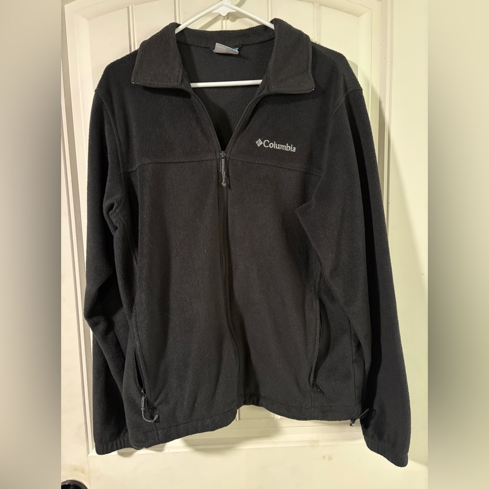 Columbia Black Full-Zip Fleece Jacket